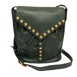 Vintage Yves Saint Laurent Studded Crossbody Bag